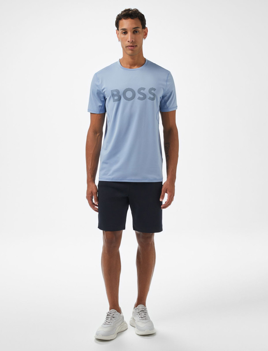 Boss Active Erkek Mavi T-Shirt Boss Active Erkek Mavi T-Shirt