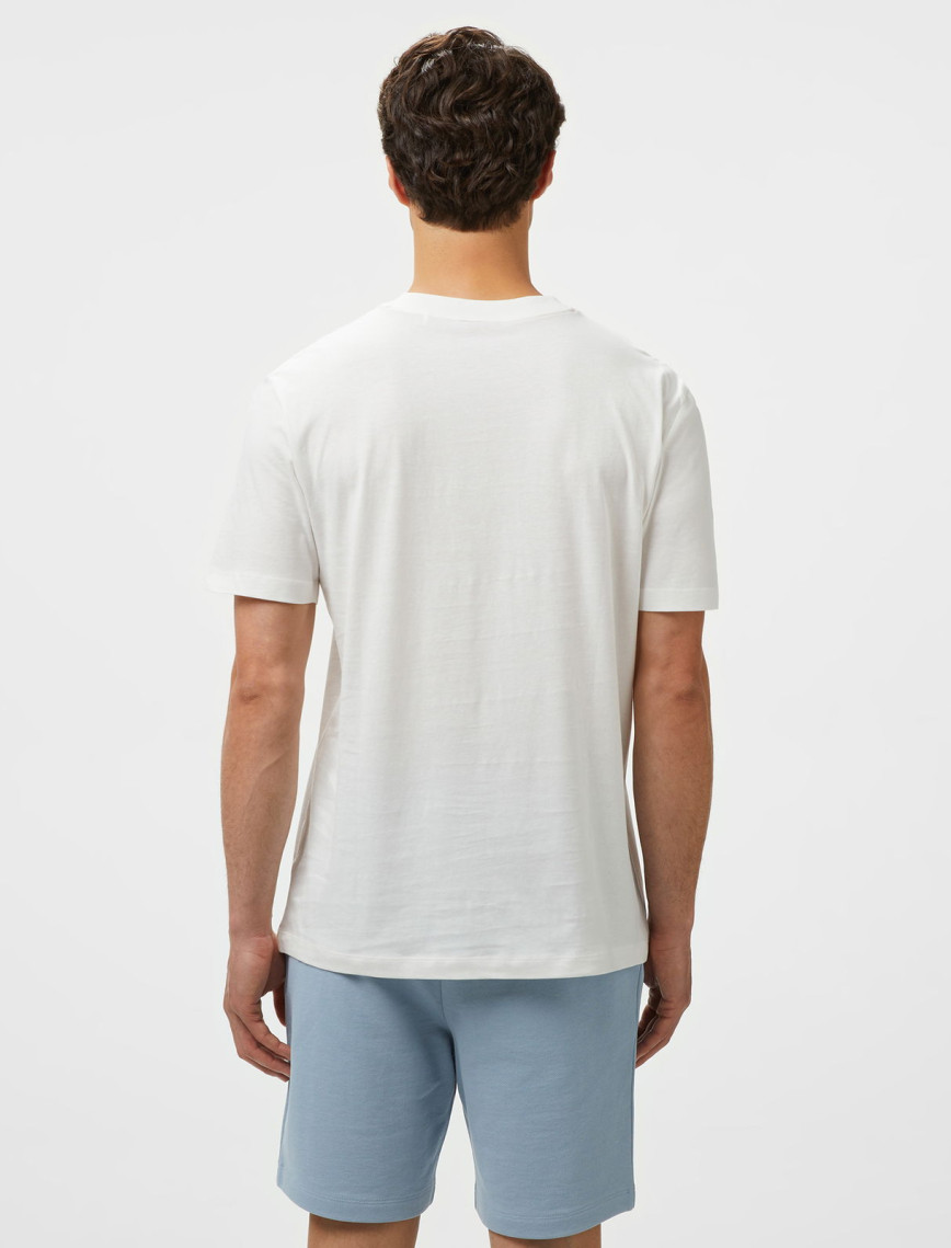 Hugo Dalendi Erkek Beyaz T-Shirt Hugo Dalendi Erkek Beyaz T-Shirt