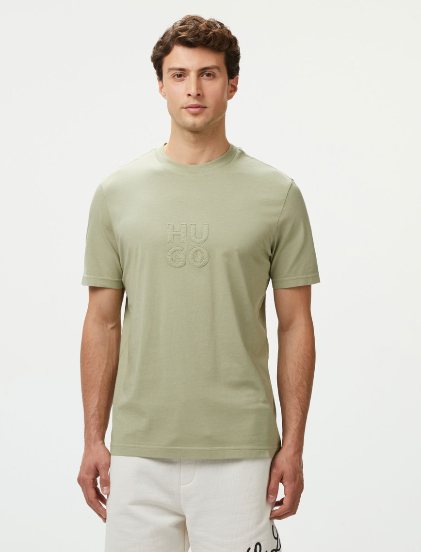 Hugo Dustress Erkek Yeşil T-Shirt Hugo Dustress Erkek Yeşil T-Shirt