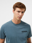 Napapijri S-Vignoni Back SS Erkek Mavi T-Shirt Napapijri S-Vignoni Back SS Erkek Mavi T-Shirt