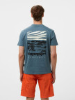 Napapijri S-Vignoni Back SS Erkek Mavi T-Shirt Napapijri S-Vignoni Back SS Erkek Mavi T-Shirt