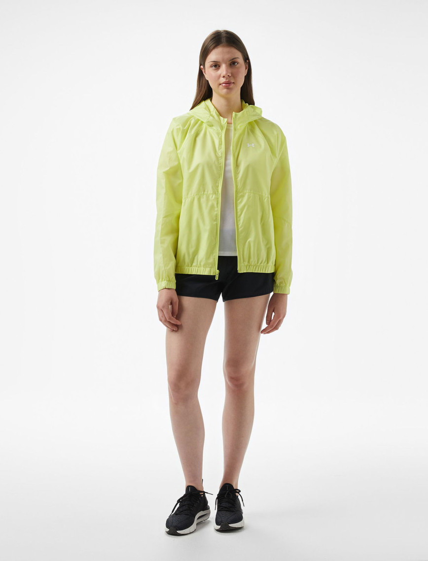 Under Armour Rival Sport Windbreak Kadın Sarı Ceket