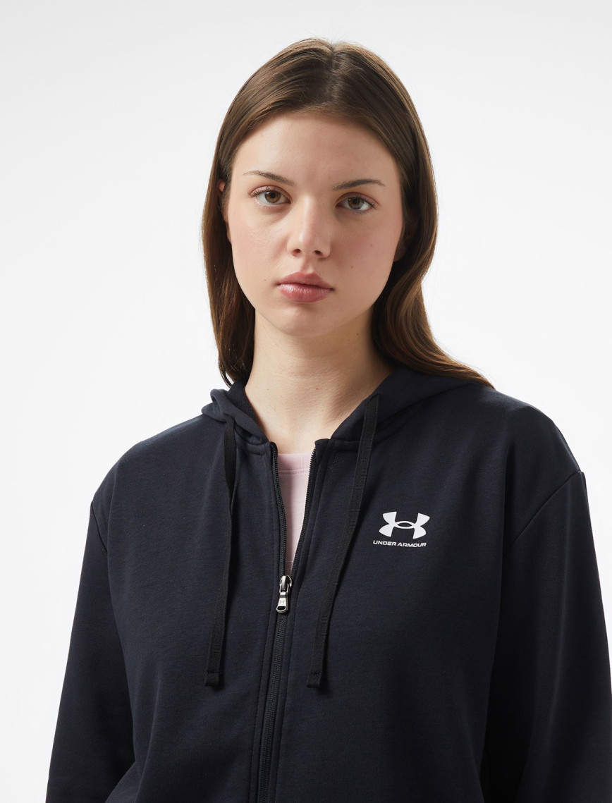 Under Armour Rival Terry Fz Kadın Siyah Ceket Under Armour Rival Terry Fz Kadın Siyah Ceket