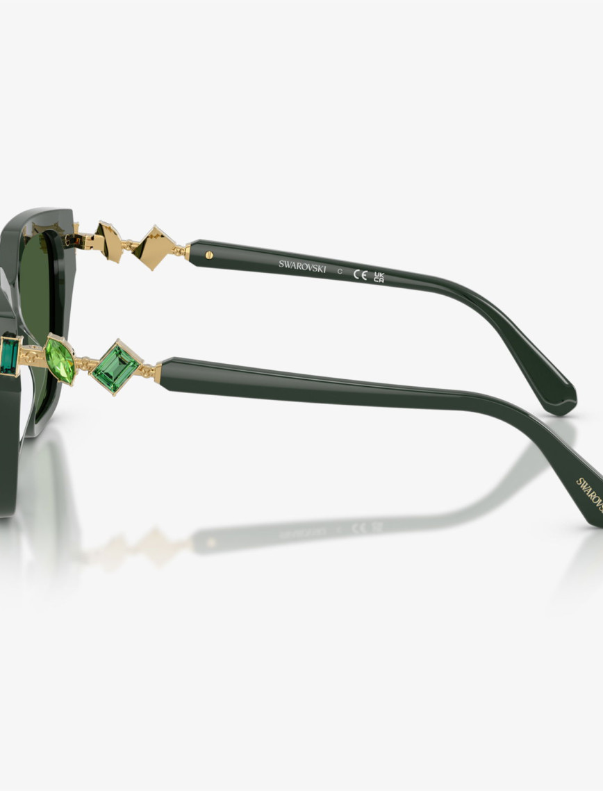 Swarovski SK6041 Kadın Koyu Yeşil Güneş Gözlüğü Swarovski SK6041 Kadın Koyu Yeşil Güneş Gözlüğü