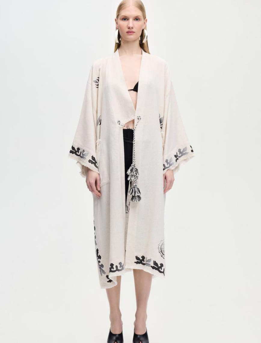 İKİKIZ Festival Kimono Kadın Renkli İKİKIZ Festival Kimono Kadın Renkli