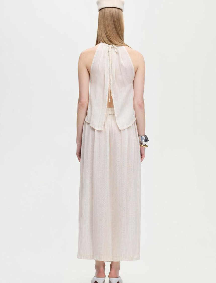 İKİKIZ Askılı Bluz Kadın Naturel İKİKIZ Askılı Bluz Kadın Naturel