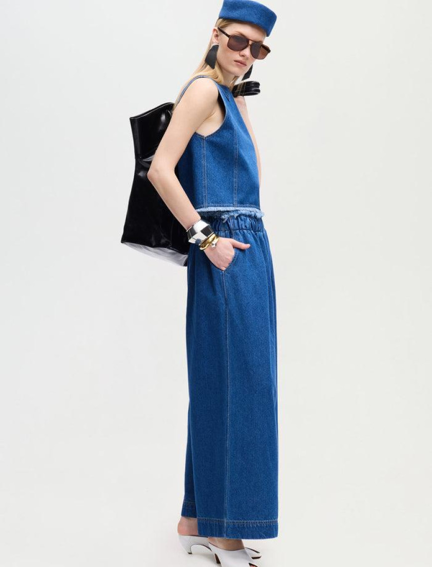 İKİKIZ Denim Bluz Kadın Mavi İKİKIZ Denim Bluz Kadın Mavi