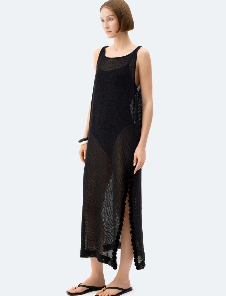 İKİKIZ Siyah Kroşe Elbise Kadın Renkli İKİKIZ Siyah Kroşe Elbise Kadın Renkli