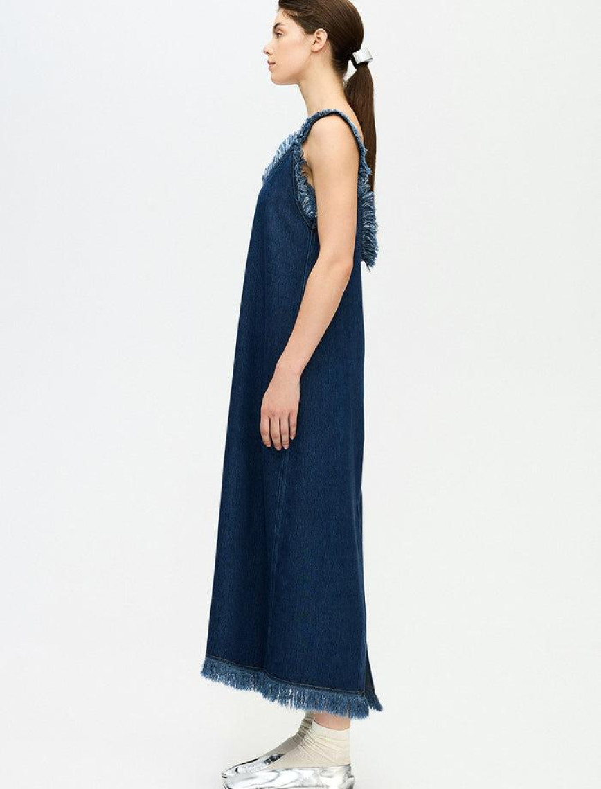 İKİKIZ Denim Askılı Elbise Kadın Renkli İKİKIZ Denim Askılı Elbise Kadın Renkli