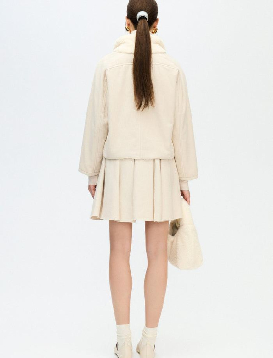 İKİKIZ Balıksırtı Etek Kadın Bej İKİKIZ Balıksırtı Etek Kadın Bej