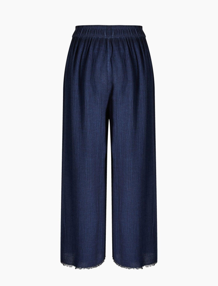 İKİKIZ Keten Navy Pantolon Kadın Lacivert İKİKIZ Keten Navy Pantolon Kadın Lacivert