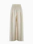 İKİKIZ Crinkle Palazzo Pantolon Kadın Naturel İKİKIZ Crinkle Palazzo Pantolon Kadın Naturel