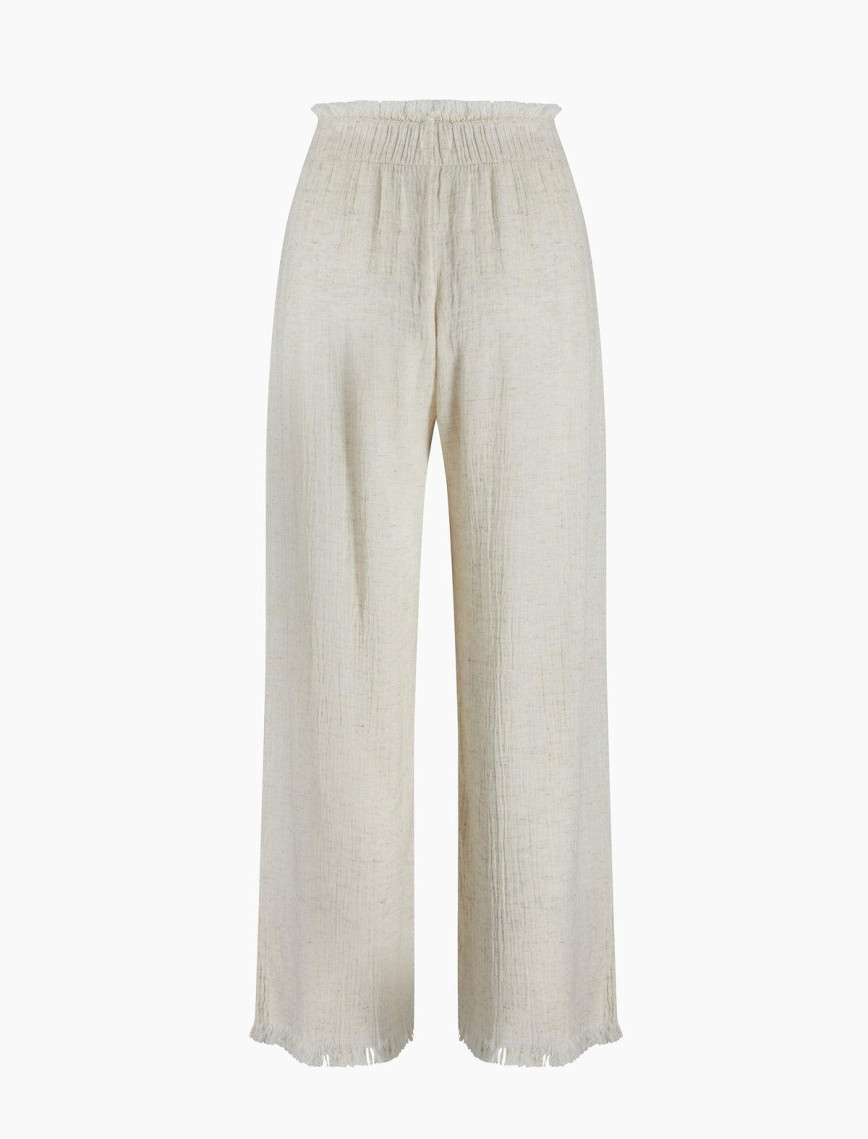 İKİKIZ Kenevir Pantolon Kadın Naturel İKİKIZ Kenevir Pantolon Kadın Naturel