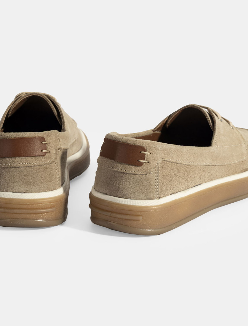 Erkek Vizon Bağcıklı Süet Ayakkabı Erkek Vizon Bağcıklı Süet Ayakkabı