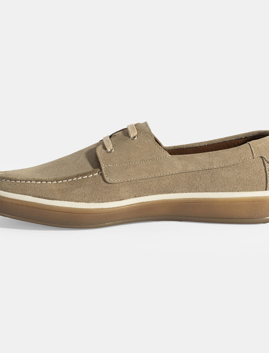 Erkek Vizon Bağcıklı Süet Ayakkabı Erkek Vizon Bağcıklı Süet Ayakkabı