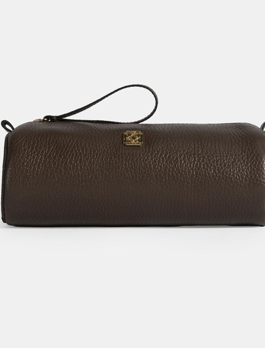 Siyah Deri Kalemlik/Tıraş/Makyaj Çantası