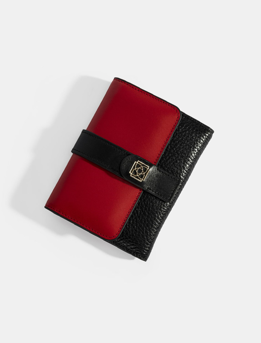 Kadın Mavi / Bej Deri Cüzdan Kadın Mavi / Bej Deri Cüzdan