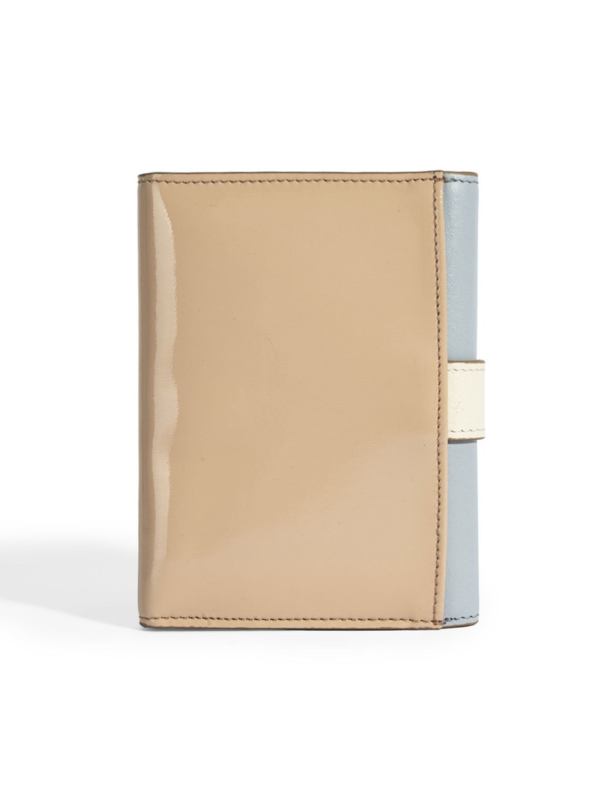 Kadın Mavi / Bej Deri Cüzdan Kadın Mavi / Bej Deri Cüzdan