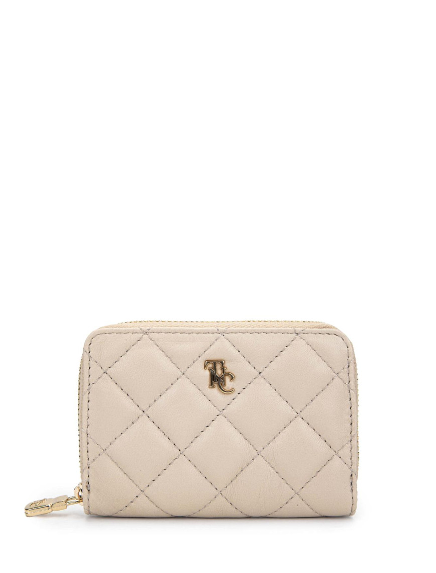 Tamer Tanca Unisex Hakiki Deri Mor Cüzdan Cuzdan