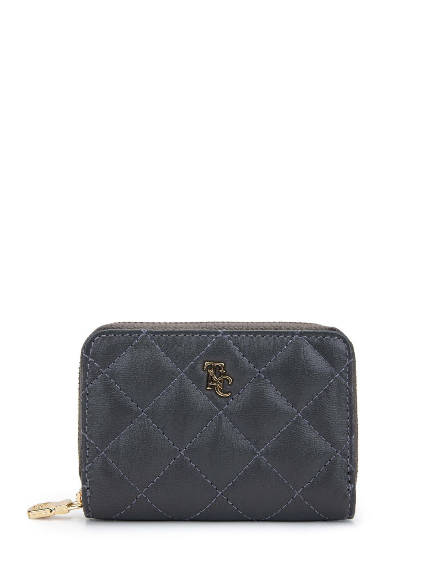 Tamer Tanca Unisex Hakiki Deri Mor Cüzdan Cuzdan