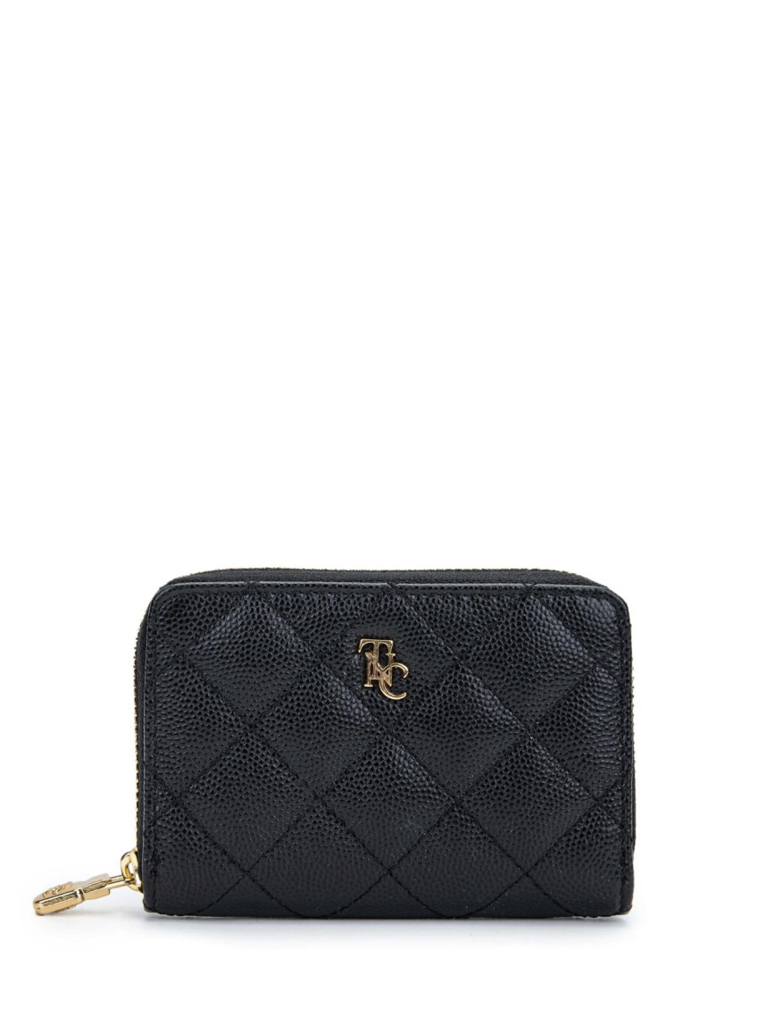 Tamer Tanca Unisex Hakiki Deri Mor Cüzdan Cuzdan