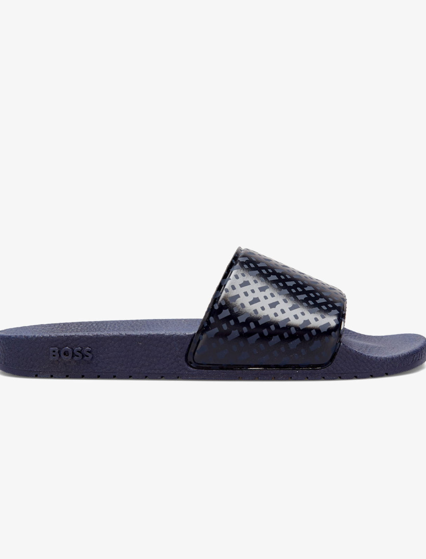 Boss Aryeh Slid 01 Erkek Lacivert Terlik Boss Aryeh Slid 01 Erkek Lacivert Terlik