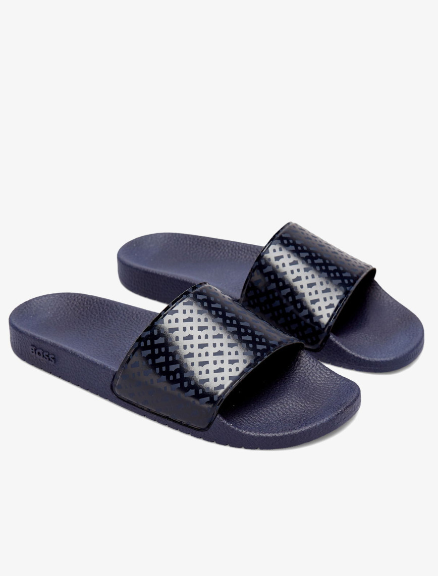 Boss Aryeh Slid 01 Erkek Lacivert Terlik Boss Aryeh Slid 01 Erkek Lacivert Terlik