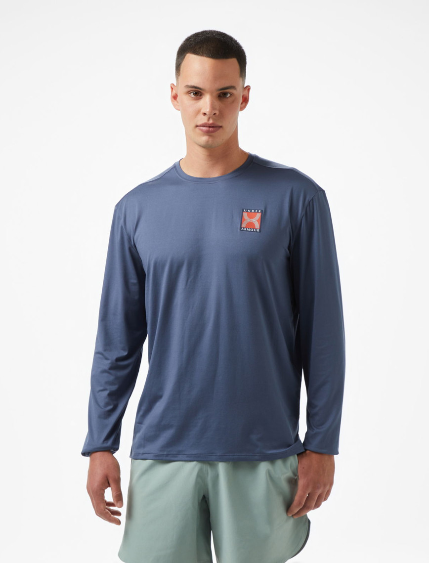 Under Armour Run 96 Erkek Lacivert Sweatshirt