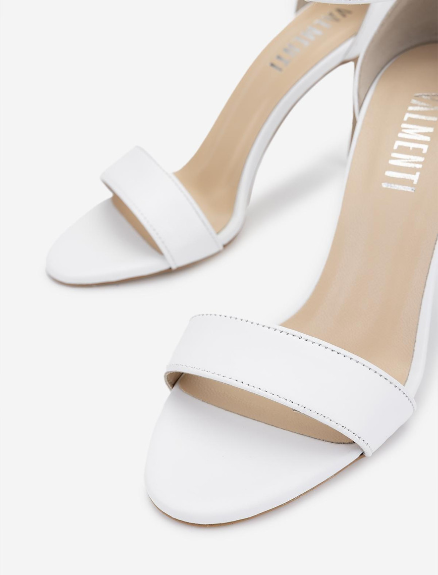 Valmenti Kadın Beyaz Topuklu Ayakkabı Valmenti Kadın Beyaz Topuklu Ayakkabı