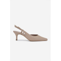 Valmenti Kadın Bej Topuklu Ayakkabı Valmenti Kadın Bej Topuklu Ayakkabı