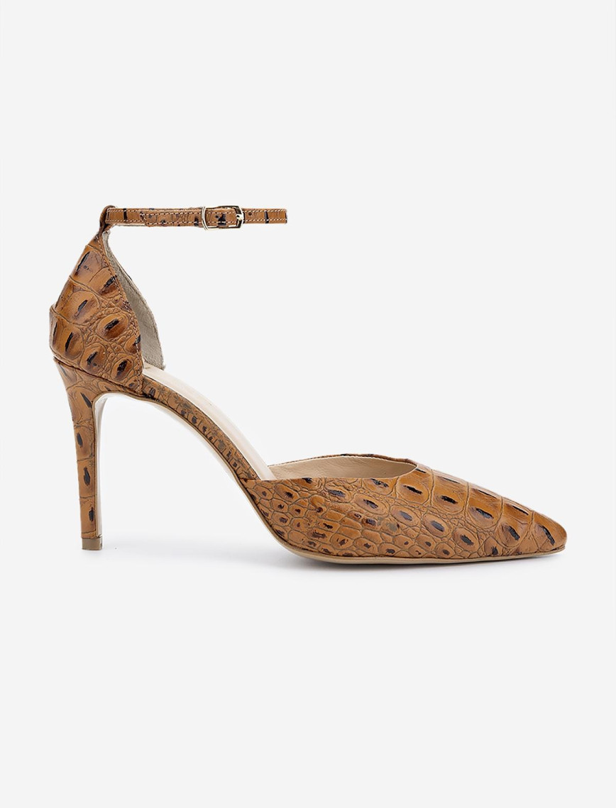 Valmenti Kadın Taba Topuklu Ayakkabı Valmenti Kadın Taba Topuklu Ayakkabı