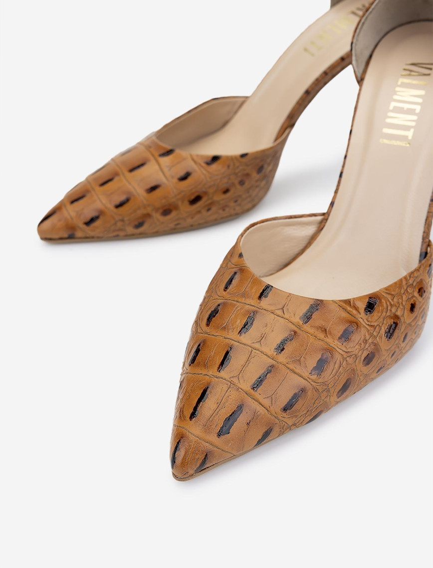 Valmenti Kadın Taba Topuklu Ayakkabı Valmenti Kadın Taba Topuklu Ayakkabı