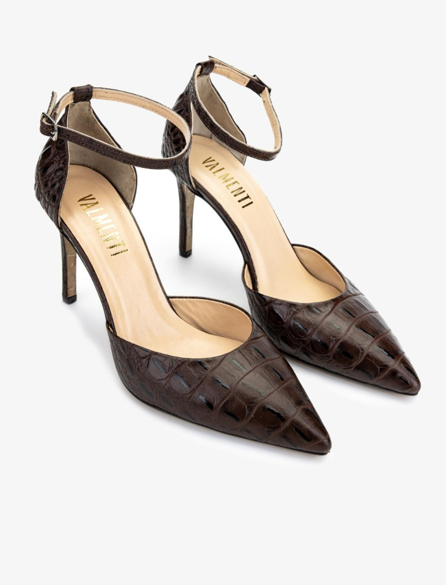 Valmenti Kadın Kahverengi Topuklu Ayakkabı Valmenti Kadın Kahverengi Topuklu Ayakkabı