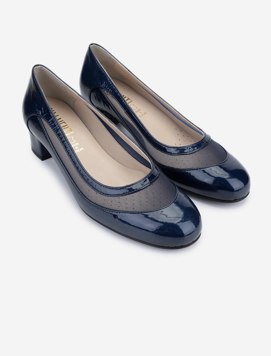 Valmenti Kadın Hakiki Deri Mavi Comfort Ayakkabı