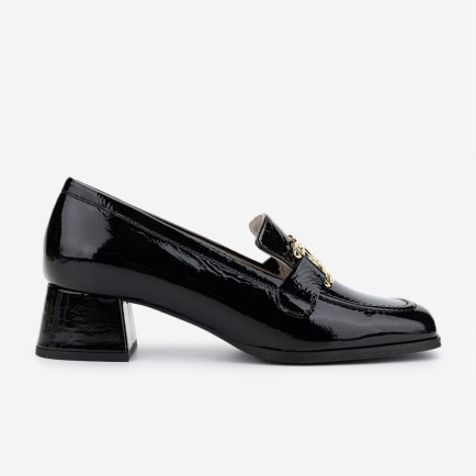 Valmenti Kadın Hakiki Deri Siyah Comfort Ayakkabı