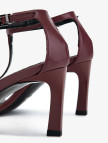 Valmenti Kadın Vegan Bordo Topuklu Ayakkabı Valmenti Kadın Vegan Bordo Topuklu Ayakkabı