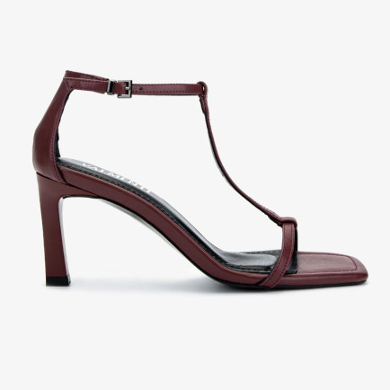 Valmenti Kadın Vegan Bordo Topuklu Ayakkabı