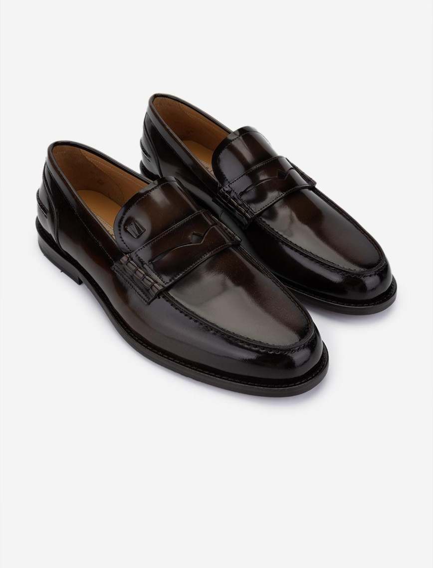 Valmenti Erkek Hakiki Deri Kahverengi Klasik Ayakkabı