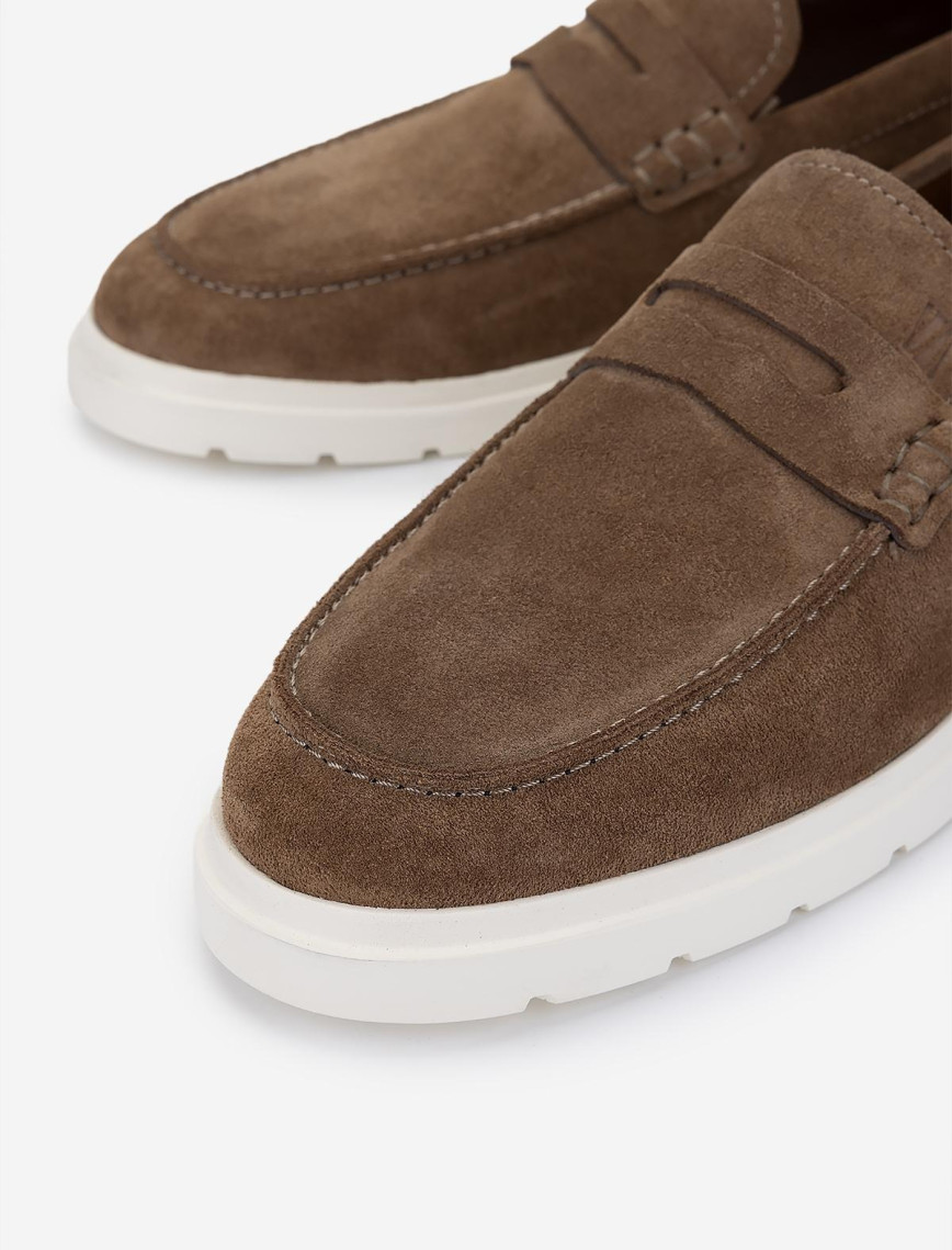 Valmenti Erkek Hakiki Deri Kahverengi Loafer Ayakkabı