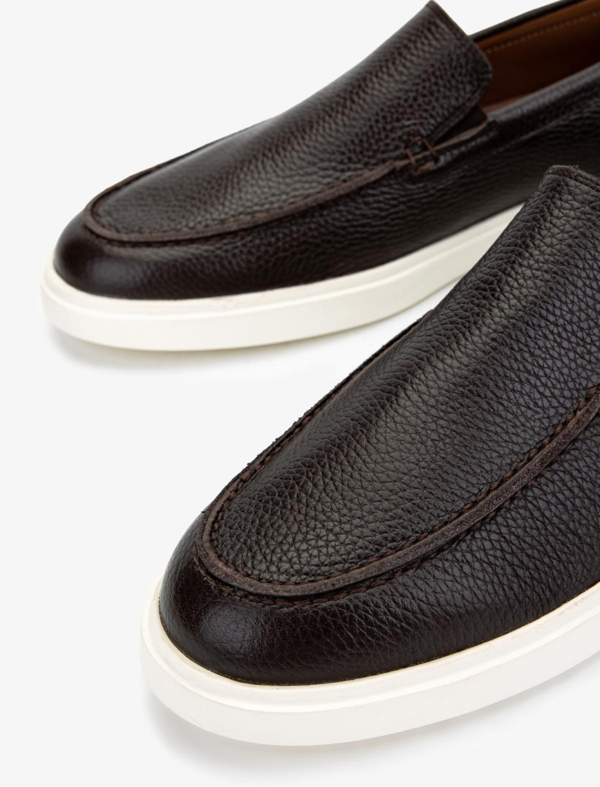 Valmenti Erkek Hakiki Deri Kahverengi Loafer Ayakkabı Valmenti Erkek Hakiki Deri Kahverengi Loafer Ayakkabı