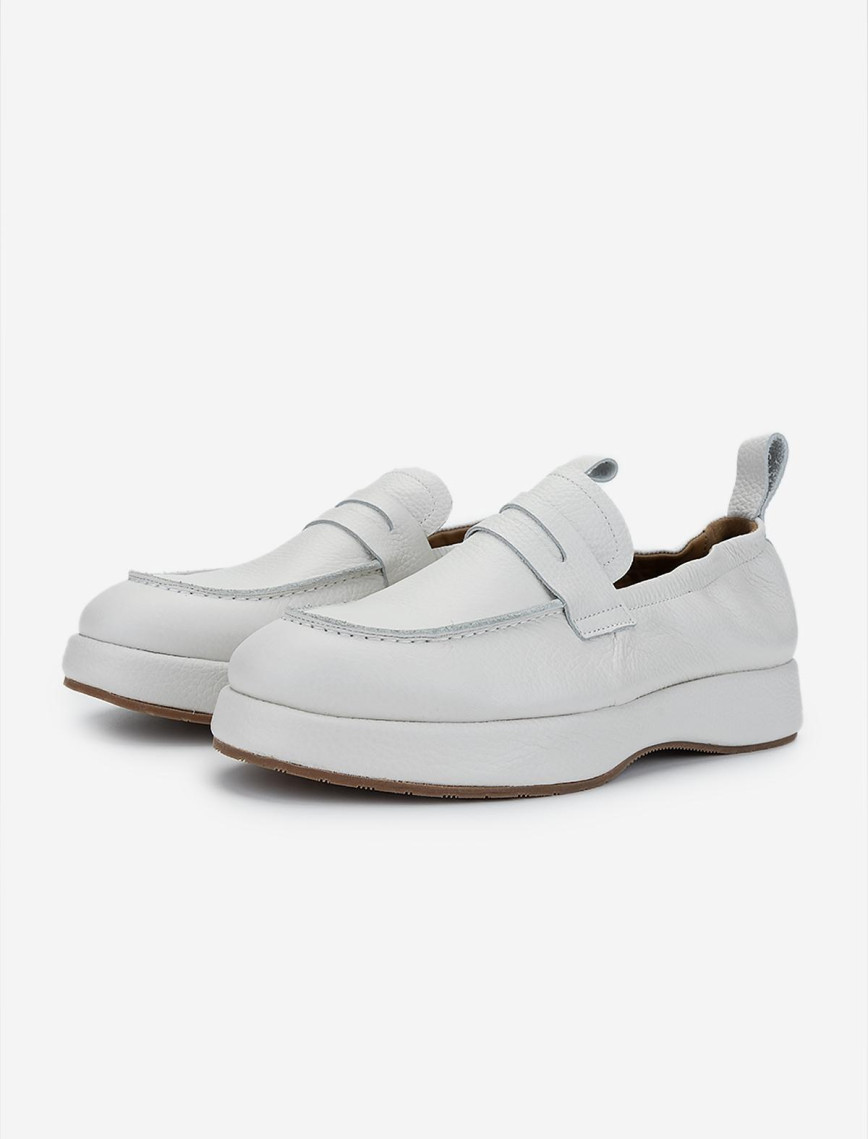 Valmenti Erkek Hakiki Deri Kırık Beyaz Loafer Ayakkabı Valmenti Erkek Hakiki Deri Kırık Beyaz Loafer Ayakkabı