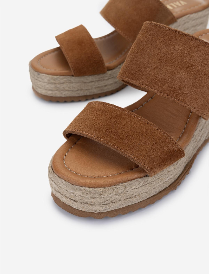 Valmenti Kadın Taba Süet Topuklu Terlik Valmenti Kadın Taba Süet Topuklu Terlik