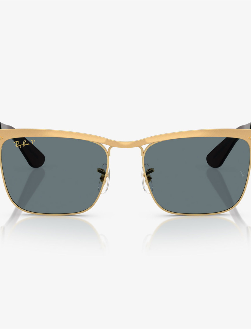 Ray-Ban RB3875 Unisex Altın Rengi Güneş Gözlüğü Ray-Ban RB3875 Unisex Altın Rengi Güneş Gözlüğü