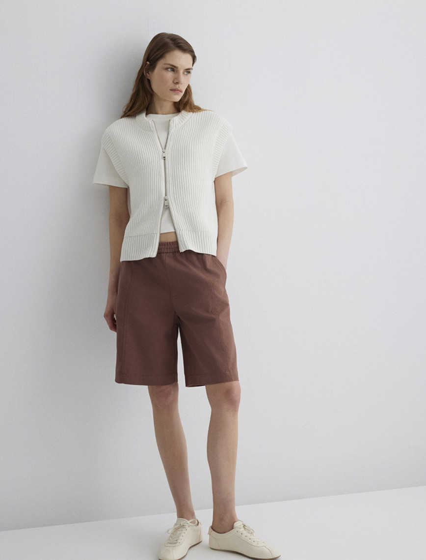 Mavi Kahverengi Bermuda Şort 1410200-70387 Mavi Kahverengi Bermuda Şort 1410200-70387