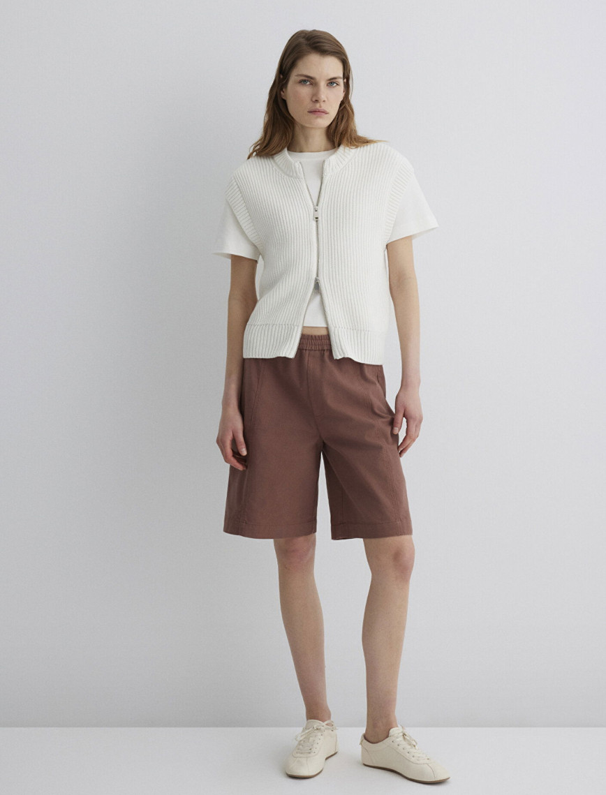 Mavi Kahverengi Bermuda Şort 1410200-70387 Mavi Kahverengi Bermuda Şort 1410200-70387