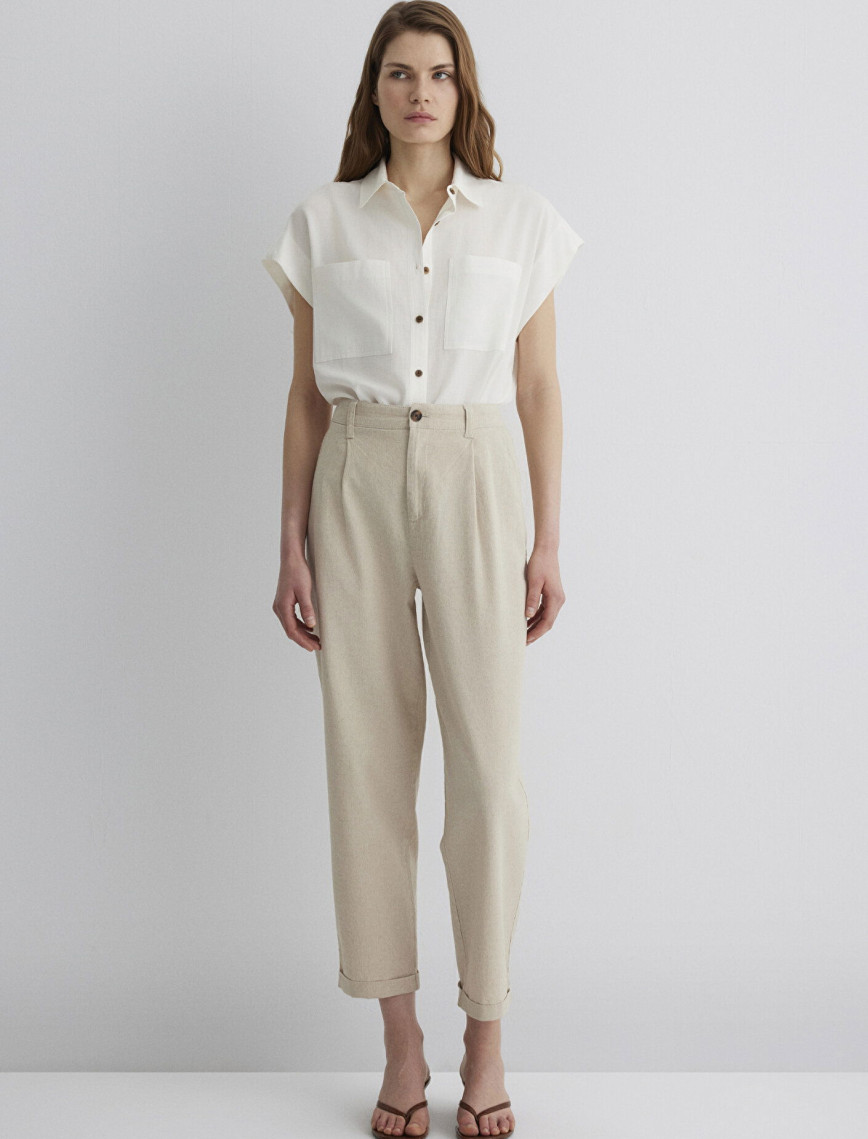 Mavi Bej Pantolon 1011000-70331 Mavi Bej Pantolon 1011000-70331