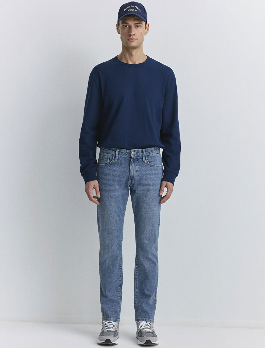 Mavi Hunter 90lar Puslu Vintage Açık Mavi Jean Pantolon 0020289268