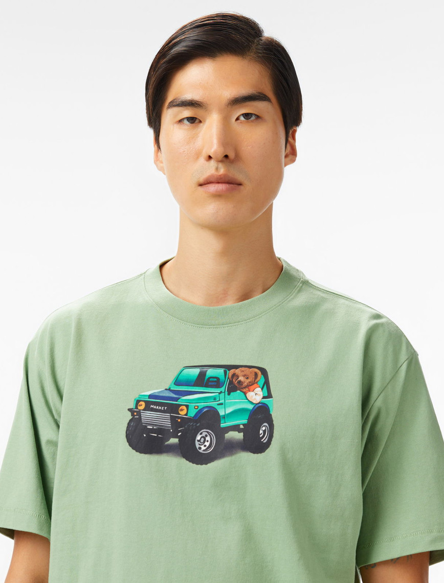 The Market '4x4 Bear' Erkek Yeşil T-Shirt The Market '4x4 Bear' Erkek Yeşil T-Shirt