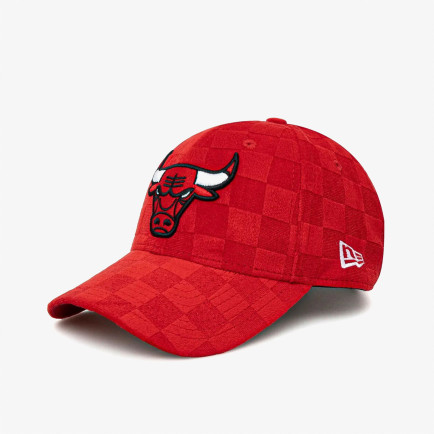 New Era Tonal Check Chicago Bulls Unisex Kırmızı Şapka New Era Tonal Check Chicago Bulls Unisex Kırmızı Şapka