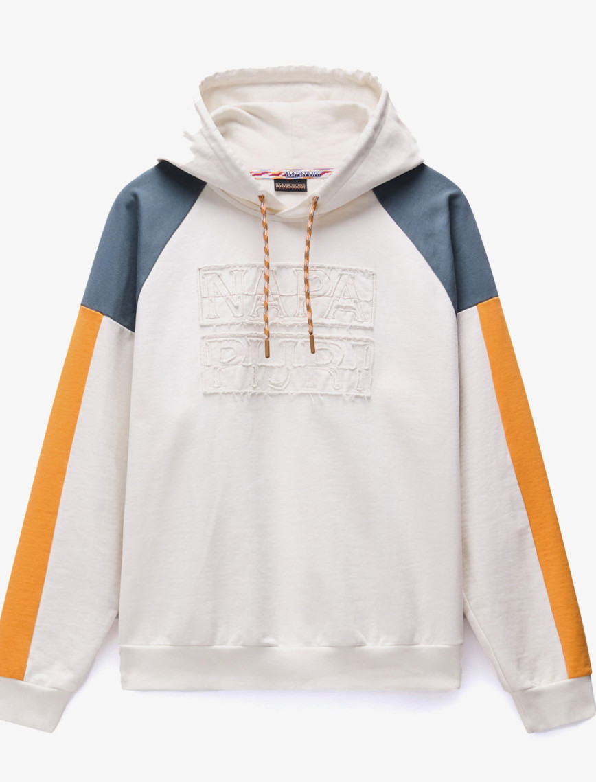 Napapijri B-Cenci H Erkek Beyaz Sweatshirt Napapijri B-Cenci H Erkek Beyaz Sweatshirt